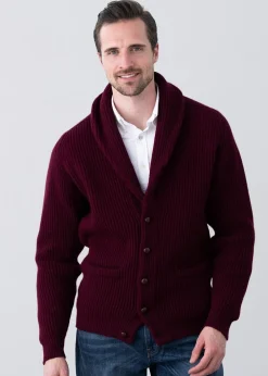 Best Lambswool Windsor Shawl Jacket - Knitwear