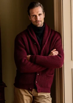Best Lambswool Windsor Shawl Jacket - Knitwear
