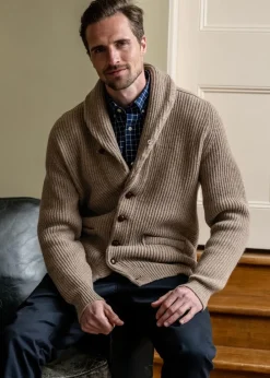 Best Lambswool Windsor Shawl Jacket - Knitwear