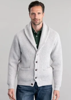 Clearance Lambswool Windsor Shawl Jacket - Knitwear