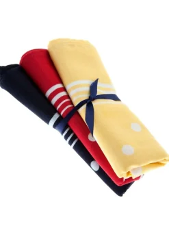 Fashion Large Spotted Handkerchief (3 Pack Tied) - Women Hankies|Hankies