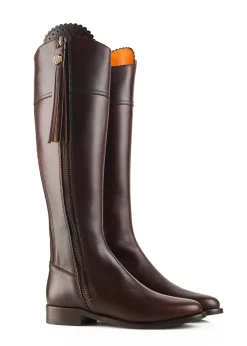 Sale Leather Regina Boots - Mahogany Women Boots|Boots