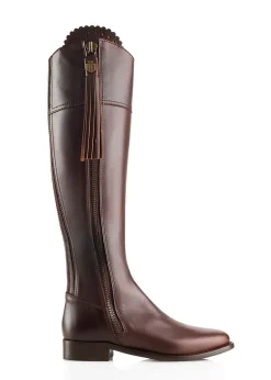 Sale Leather Regina Boots - Mahogany Women Boots|Boots