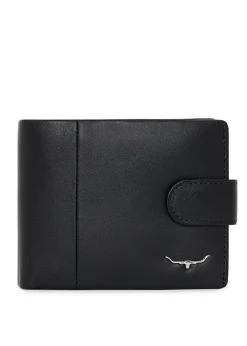 Discount Leather Wallet with Coin Pocket - Wallets