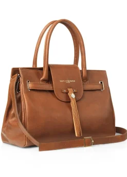 Fashion Leather Windsor Handbag - Tan Women Handbags