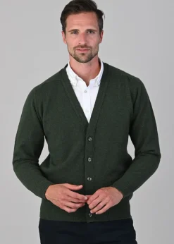 New Leven 2 Ply Lambswool Cardigan - Knitwear
