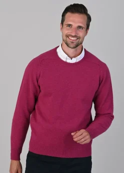 Clearance Leven 2 Ply Lambswool Crew Neck - Knitwear