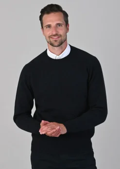 New Leven 2 Ply Lambswool Crew Neck Plus Size - Knitwear