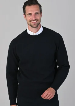 New Leven 2 Ply Lambswool Crew Neck Plus Size - Knitwear