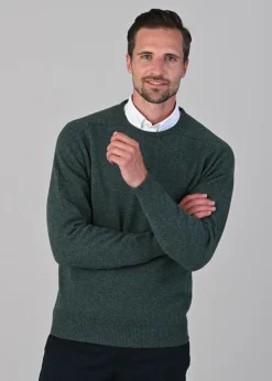 Clearance Leven 2 Ply Lambswool Crew Neck Plus Size - Knitwear