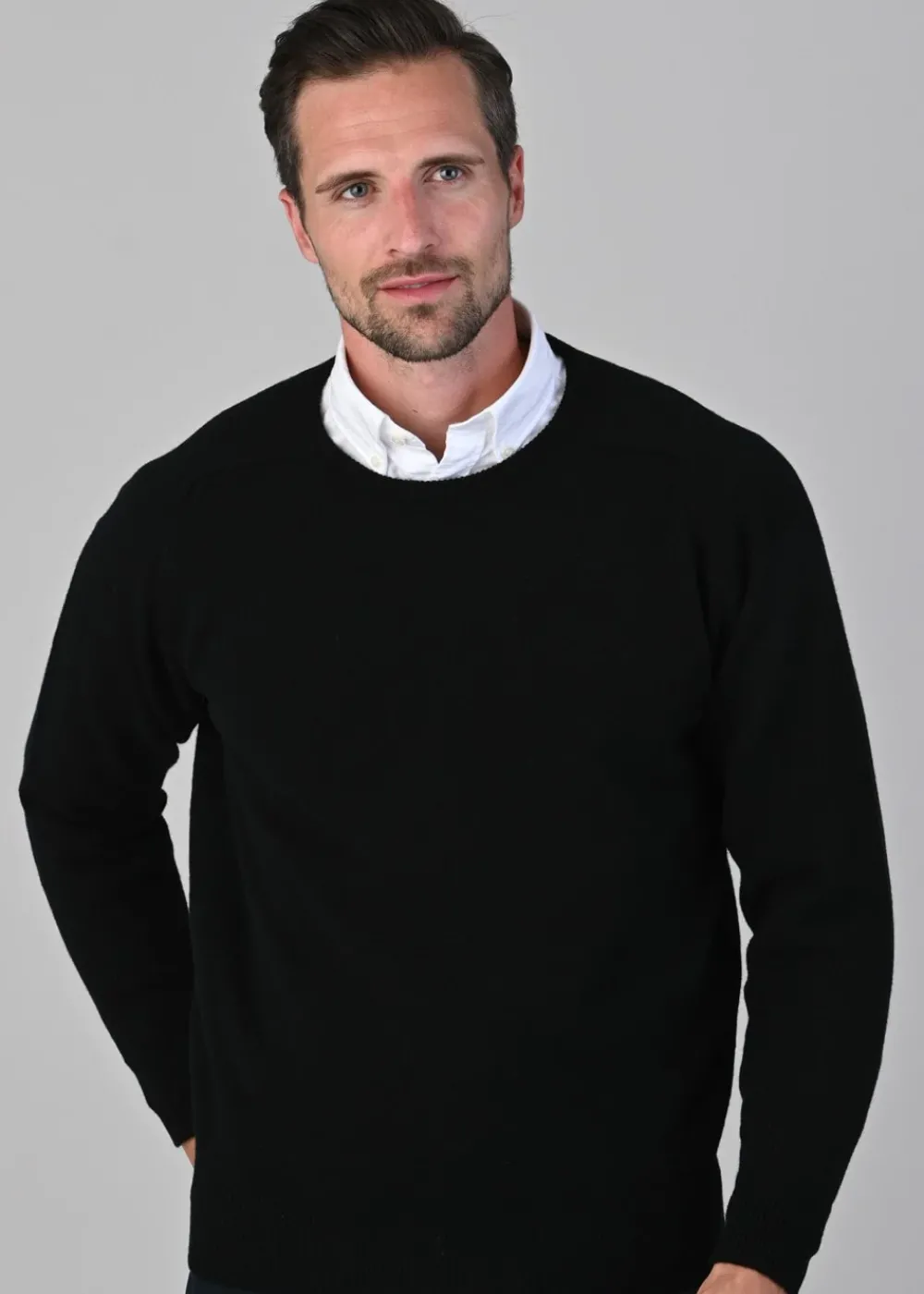 Sale Leven 2 Ply Lambswool Crew Neck Plus Size - Knitwear