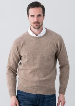 Sale Leven 2 Ply Lambswool Crew Neck - Knitwear