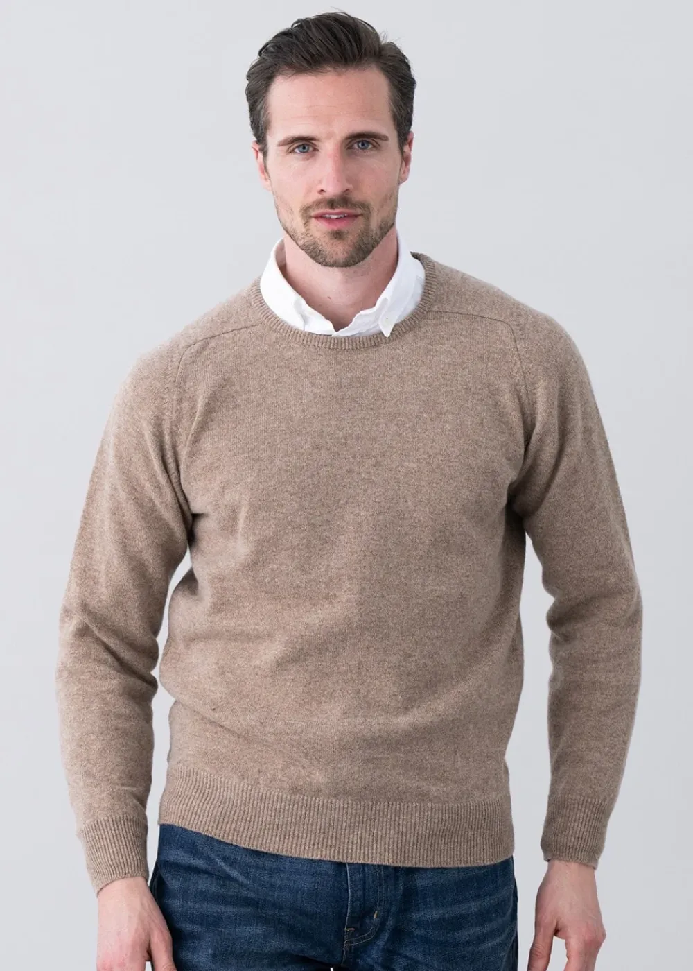 Sale Leven 2 Ply Lambswool Crew Neck - Knitwear