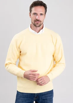Clearance Leven 2 Ply Lambswool Crew Neck - Knitwear
