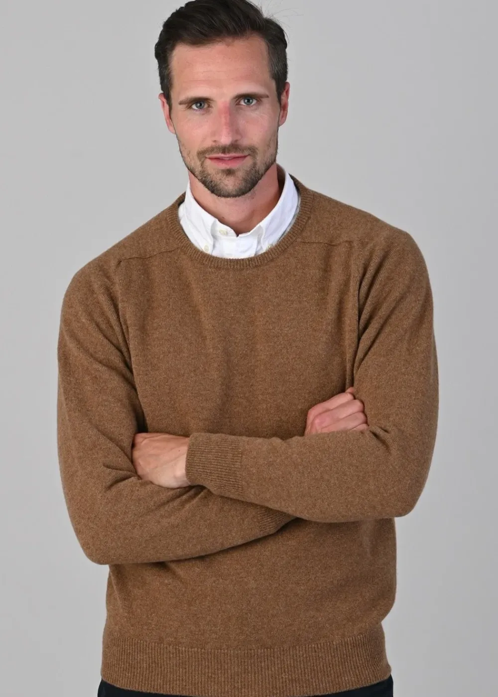 Best Leven 2 Ply Lambswool Crew Neck - Knitwear