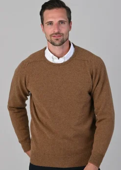 Best Leven 2 Ply Lambswool Crew Neck Plus Size - Knitwear