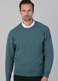 Clearance Leven 2 Ply Lambswool Crew Neck - Knitwear