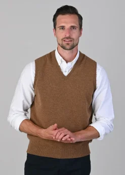 Clearance Leven 2 Ply Lambswool Slipover - Knitwear