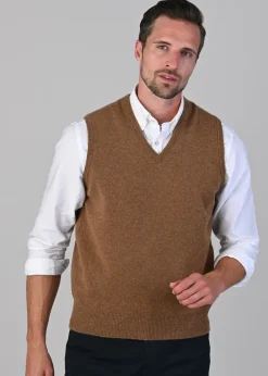 Clearance Leven 2 Ply Lambswool Slipover - Knitwear