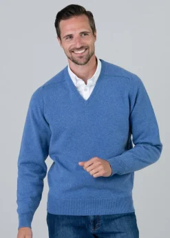 Best Leven 2 Ply Lambswool V-Neck - Knitwear