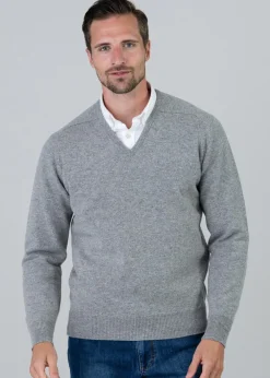 Best Leven 2 Ply Lambswool V-Neck - Knitwear