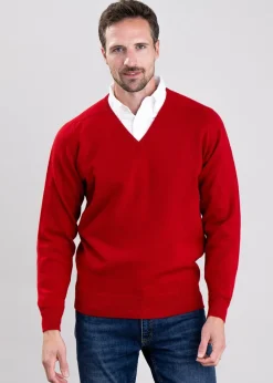 Sale Leven 2 Ply Lambswool V-Neck - Knitwear