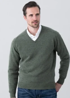 Best Leven 2 Ply Lambswool V-Neck - Knitwear