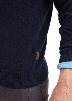 Sale Lewis Lambswool 1/4 Zip Jumper - Knitwear