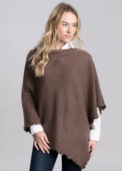 Discount Lindsey Lambswool Poncho - Women Knitwear