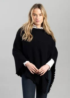 Outlet Lindsey Lambswool Poncho - Women Knitwear