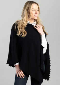 Outlet Lindsey Lambswool Poncho - Women Knitwear
