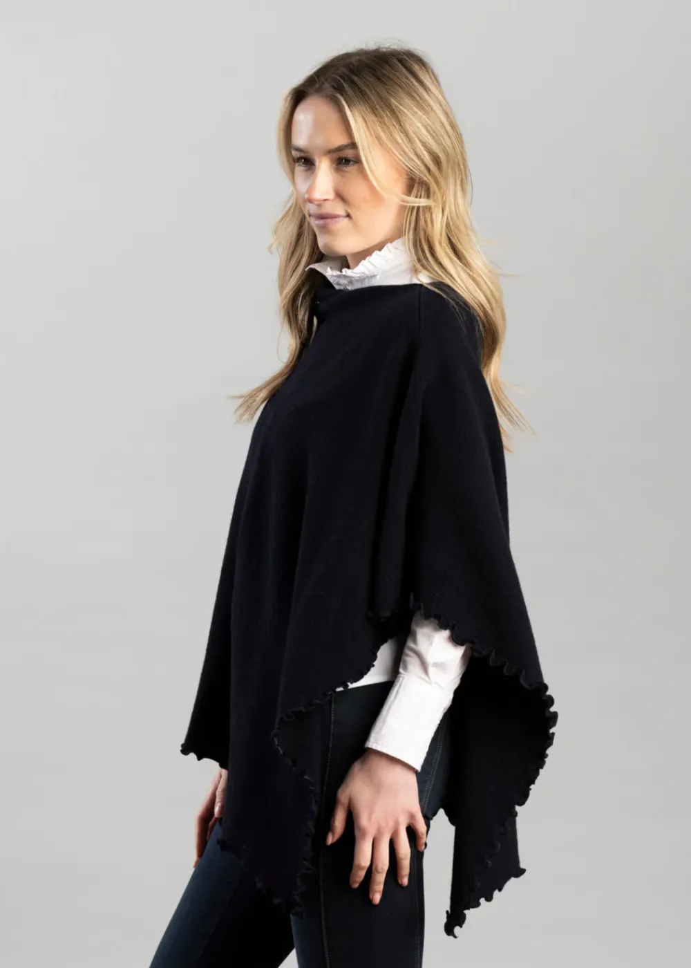 Outlet Lindsey Lambswool Poncho - Women Knitwear