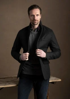 Online Longbush Jacket - Navy Coats & Jackets