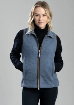 Hot Lyndon Retro Fleece Gilet - Women Gilets|Fleece