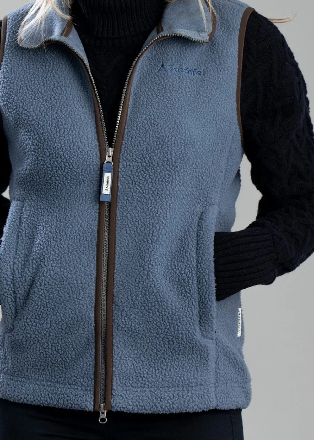 Hot Lyndon Retro Fleece Gilet - Women Gilets|Fleece