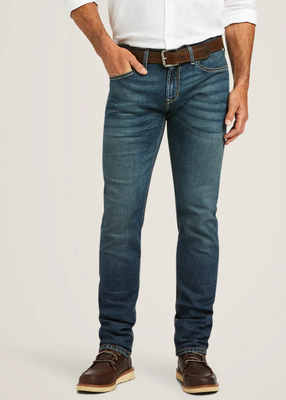 Best M8 Modern TekStretch Sebastian Slim Leg Jeans - Grafton Trousers & Jeans