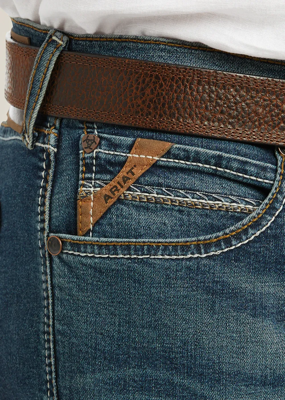 Best M8 Modern TekStretch Sebastian Slim Leg Jeans - Grafton Trousers & Jeans