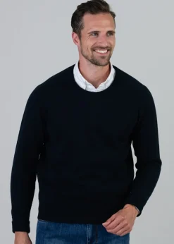 Outlet Melrose 2 Ply Cashmere Crew Neck - Knitwear