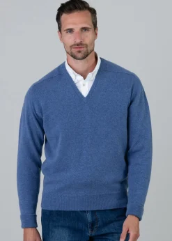 Clearance Melrose 2 Ply Cashmere V-Neck - Knitwear