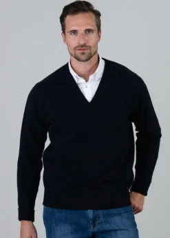 Sale Melrose 2 Ply Cashmere V-Neck - Knitwear
