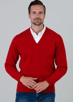 Clearance Melrose 2 Ply Cashmere V-Neck - Knitwear