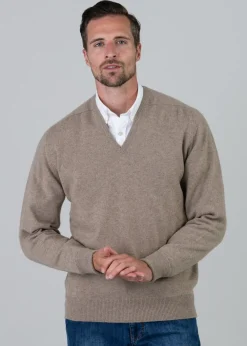 Fashion Melrose 2 Ply Cashmere V-Neck - Knitwear