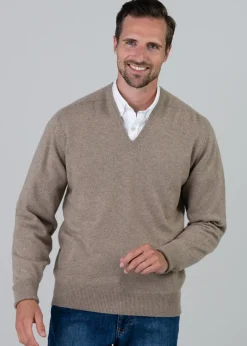 Fashion Melrose 2 Ply Cashmere V-Neck - Knitwear