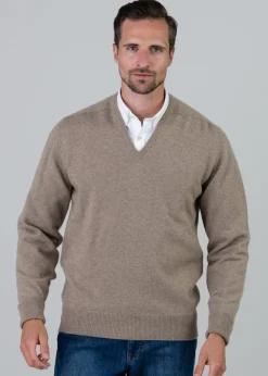 Fashion Melrose 2 Ply Cashmere V-Neck - Knitwear