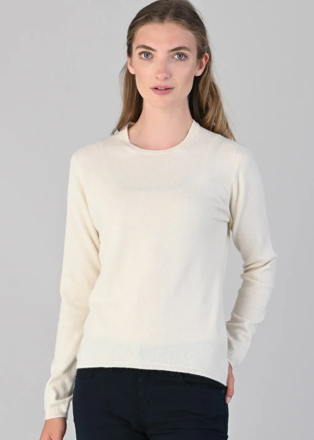 Discount Millie Cashmere Crew Neck - Women Knitwear