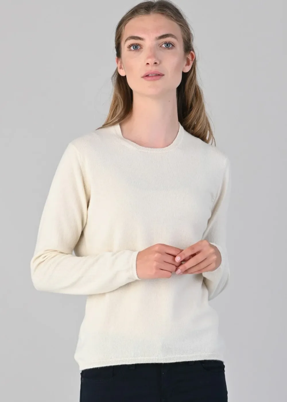 Discount Millie Cashmere Crew Neck - Women Knitwear