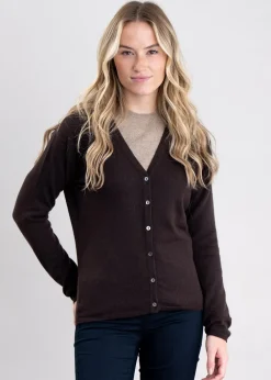 Sale Millie Cashmere Vee Cardigan - Women Knitwear