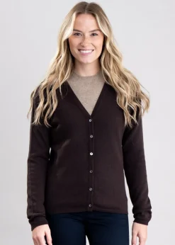 Sale Millie Cashmere Vee Cardigan - Women Knitwear