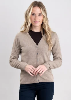 Fashion Millie Cashmere Vee Cardigan - Women Knitwear