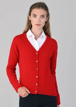 Sale Millie Cashmere Vee Cardigan - Women Knitwear